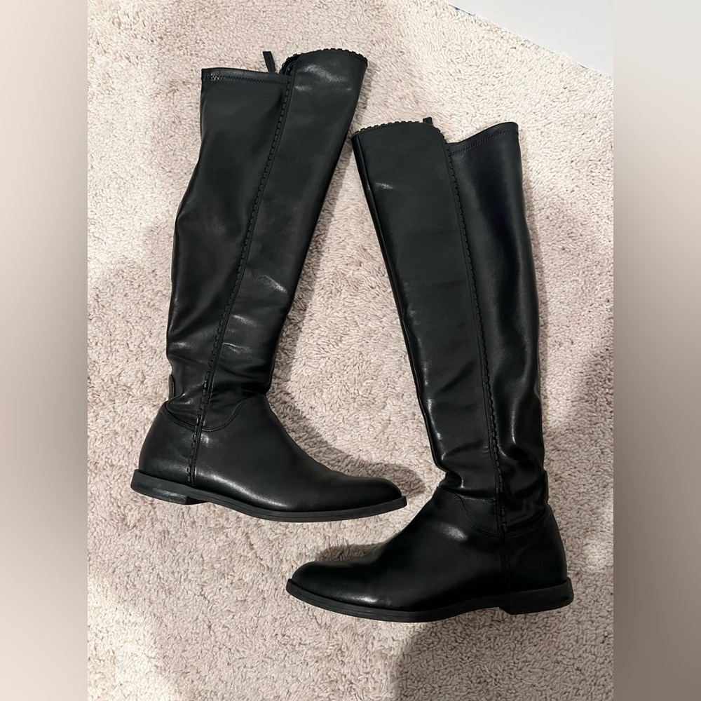 Black Franco Sarto Tall Boots